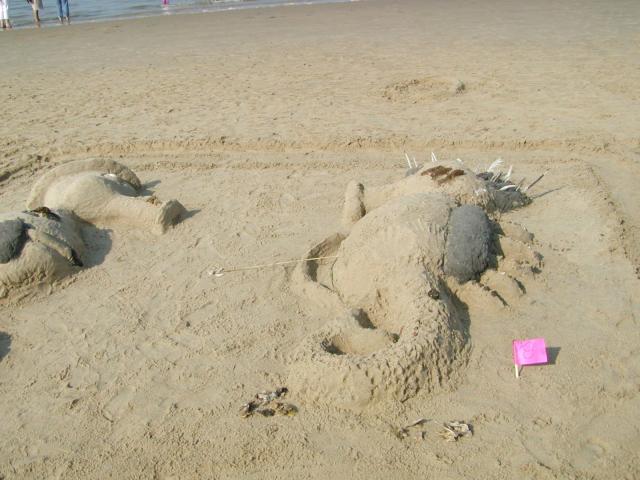 Sea horses sandcastle competition Windmill weekend